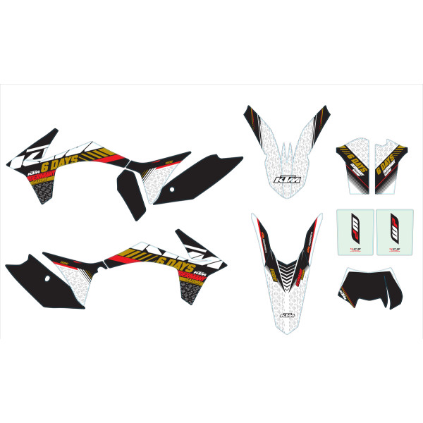 KTM Germany Six Days graphics kit